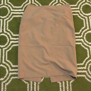 Limited Camel Pencil Skirt